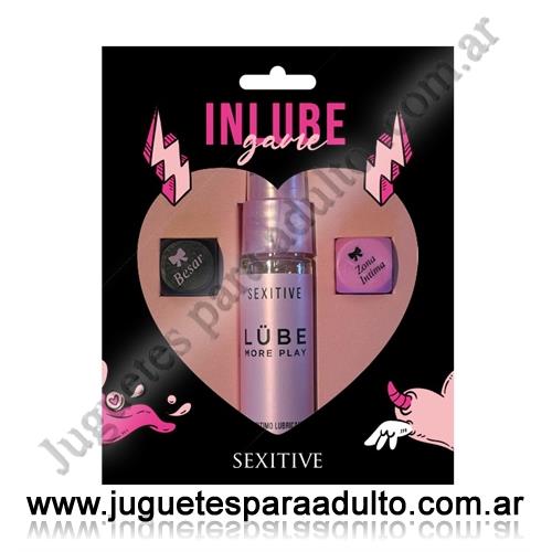 ACEITES Y LUBRICANTES, Lubricantes sexitive, In Lub Game, Lubricante neutro mas dados de juego Aceites y lubricantes, Lubricantes sexitive, In Lub Game, Lubricante neutro mas dados de juego
